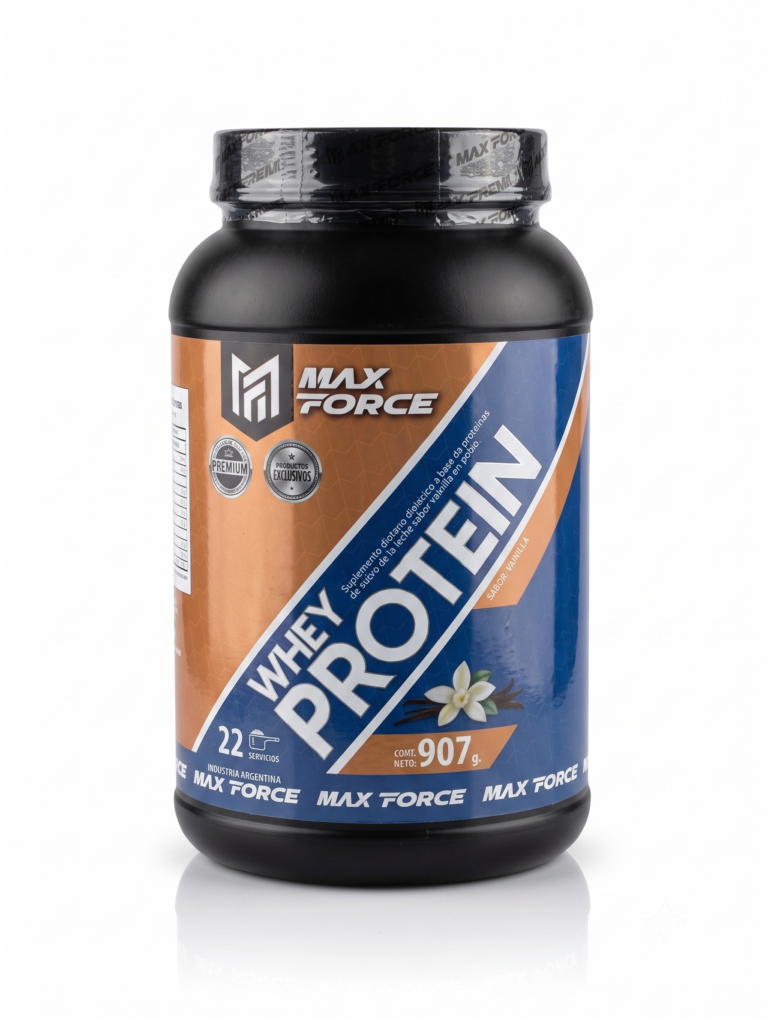 Proteína de suero de leche concentrada 1kg Max Force - Whey Protein