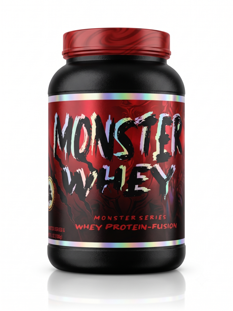 Proteína de suero de leche concentrada al 65% 1kg Monster Series - Monster Whey