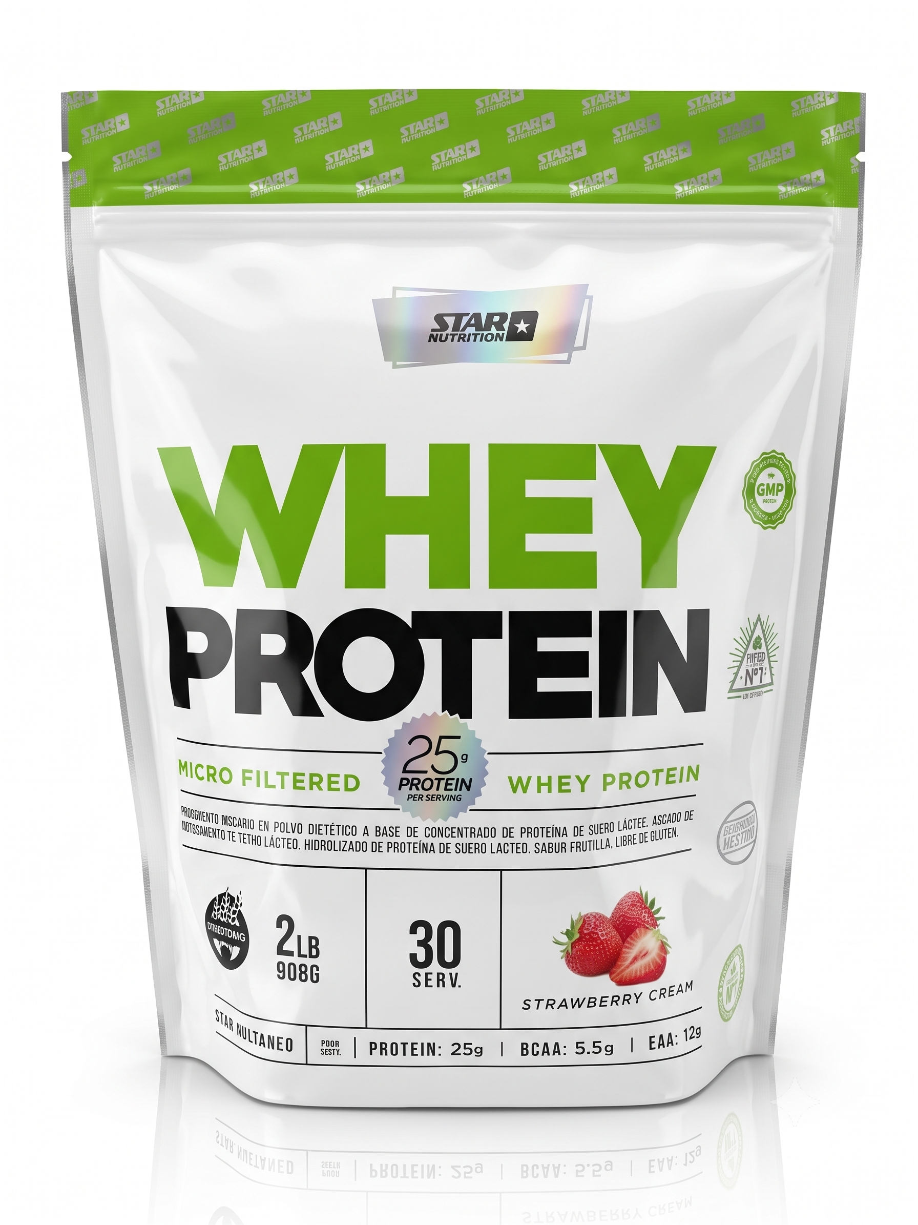 Proteína de suero de leche - concentrada - isolada - hidrolizada - blend mezcla 1kg Star Nutrition - Platinum Whey Protein