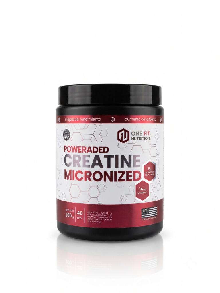 Creatina monohidrato 300gr One Fit Nutrition - Poweraded Creatine Micronized