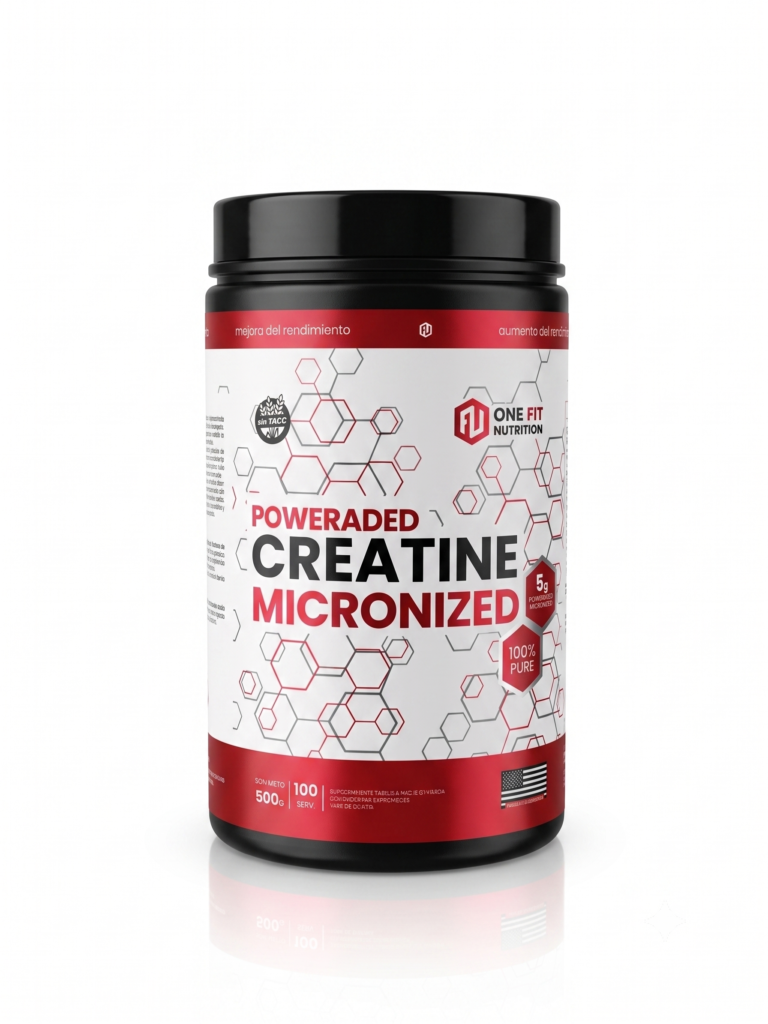Creatina monohidrato 500gr One Fit Nutrition - Poweraded Creatine Micronized