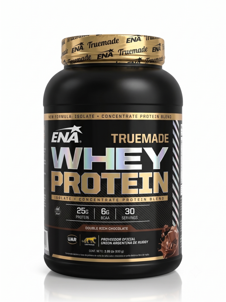 Proteína de suero de leche - concentrada - isolada - blend 80,6% 1kg ENA - Truemade Whey Protein