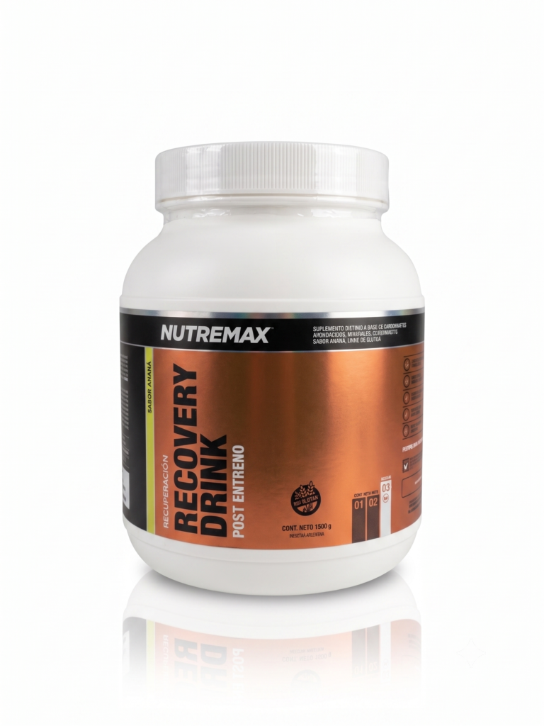 Bebida post entreno, minerales, aminoácidos y carbohidratos Nutremax - Recovery Drink Post Entreno
