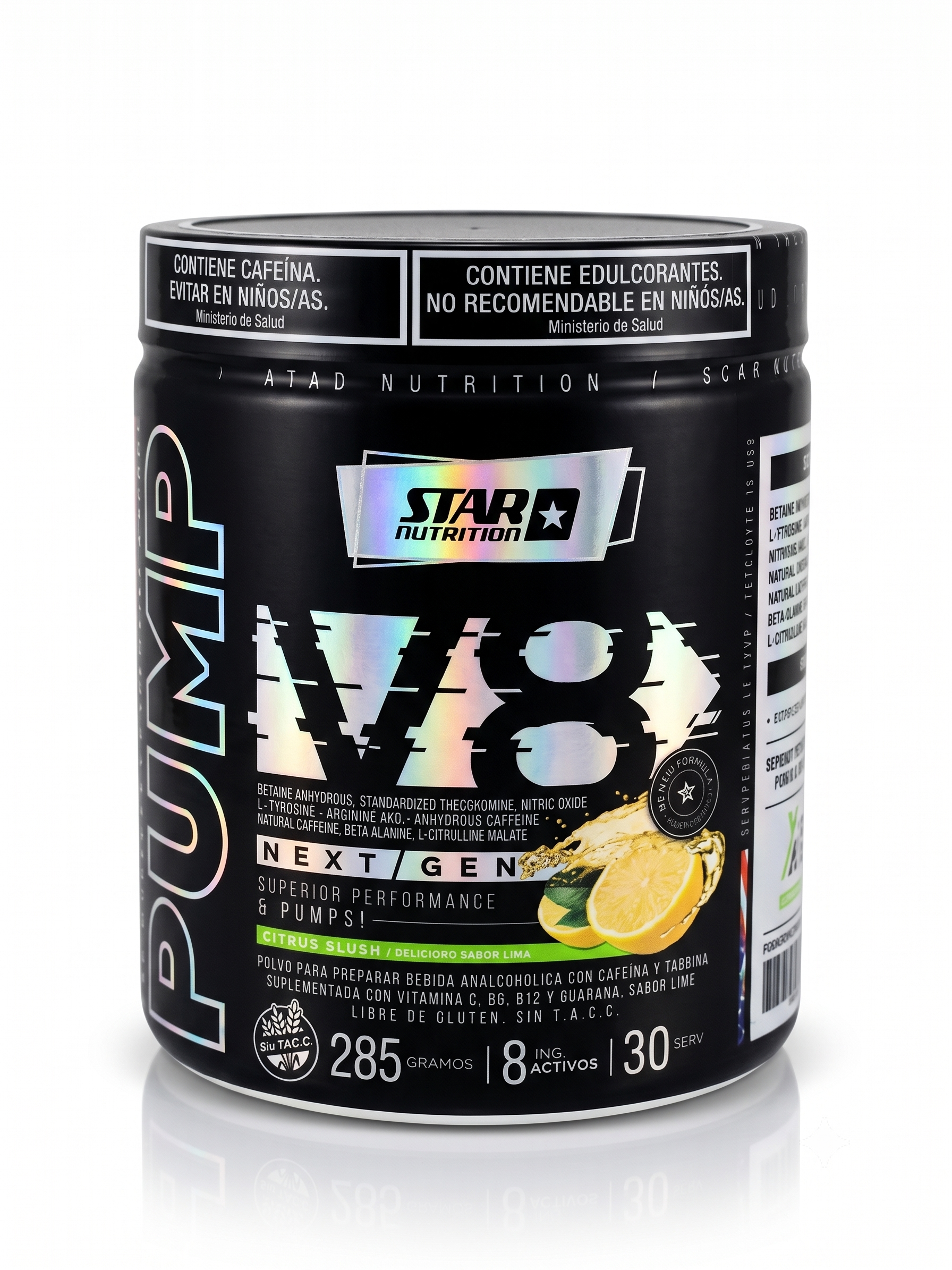 Pre entrenos Star Nutrition - Pump V8 Next/Gen Citrus Blush