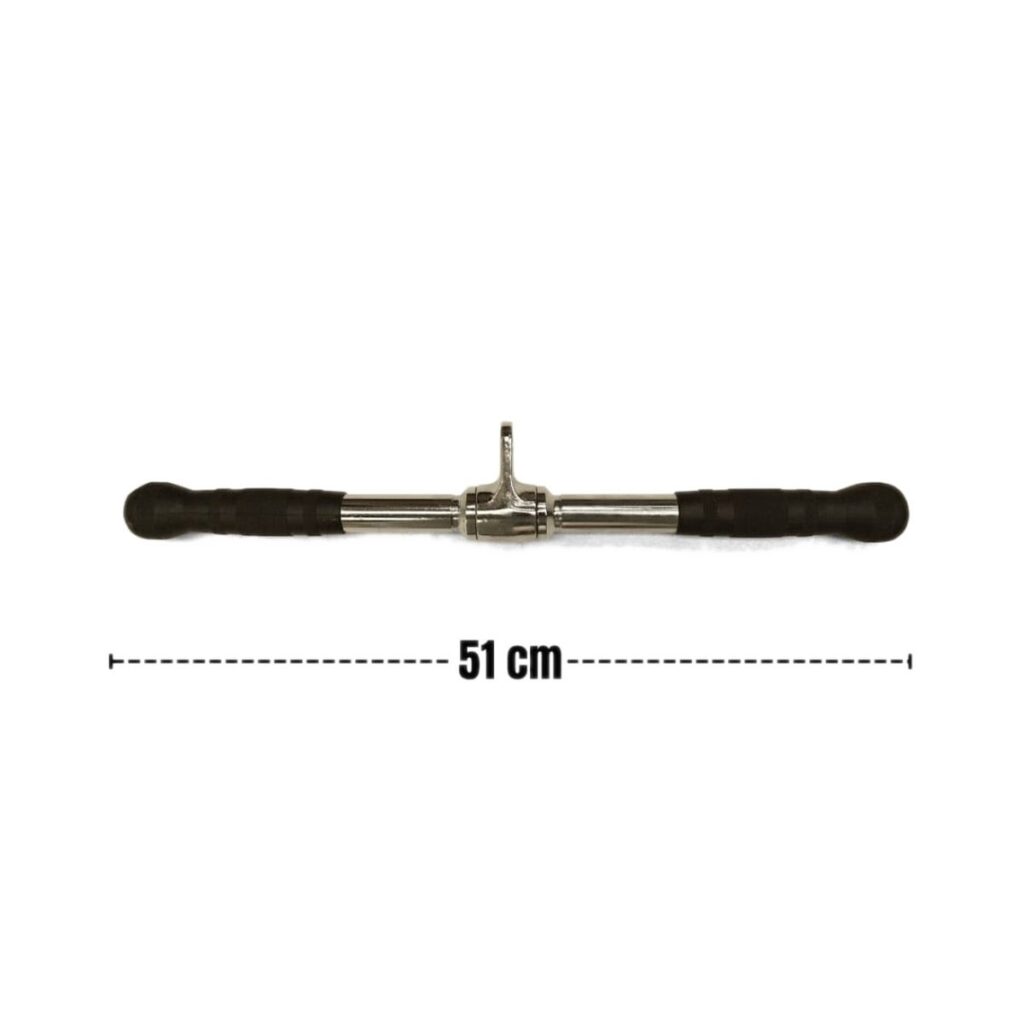 Barra triceps recto con empuñadura
