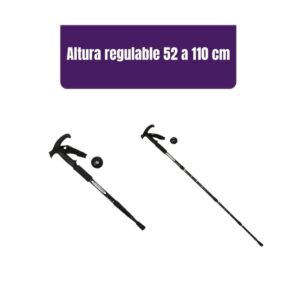 Baston de trekking aluminio extensible