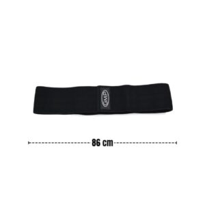 Bandas circular tela alta densidad - Negra 86 cm