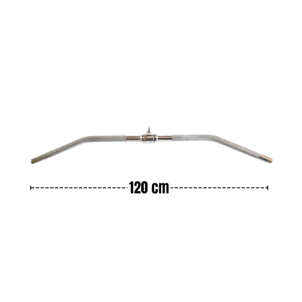 Barra dorsalera cromada 1.20mt