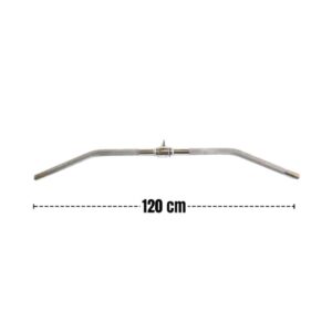 Barra dorsalera cromada 1.20mt