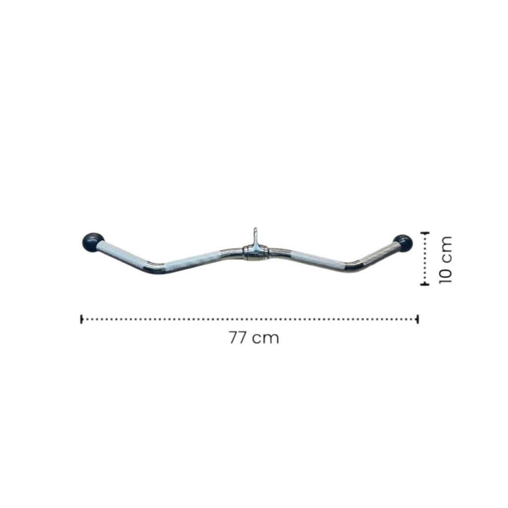 Barra de triceps recto con mosqueton