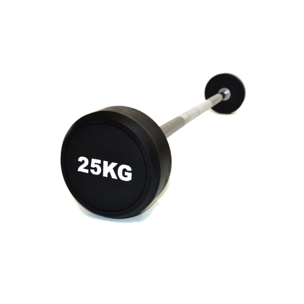 Barras recta cromadas con peso - 25kg