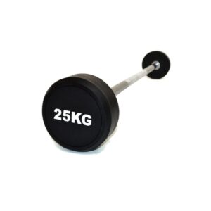 Barras recta cromadas con peso - 25kg