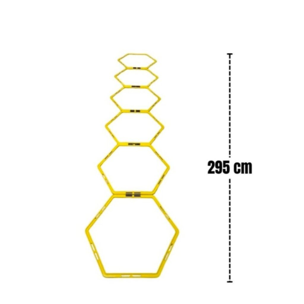 Escalera hexagonal 10 hexágonos