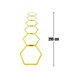 Escalera hexagonal 10 hexágonos
