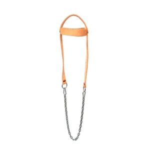 Cabezal con cadena de cuero