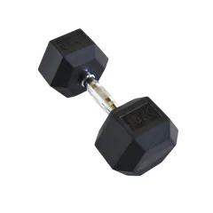 Mancuernas hexagonal engomada 15kg