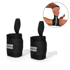 Muñequera elástica ajustable para levantamiento con agarre pulgar (PAR)