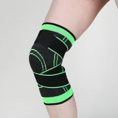 Rodilleras deportivas de compresion con vendas de ajuste .talle S-M-L-XL