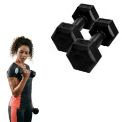Mancuernas hexagonal pvc 1kg