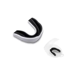 Protector bucal bicolor moldeable para adultos con caja plástica
