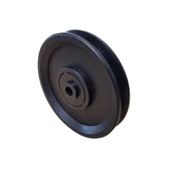 Roldana / polea con rodamiento para máquina – diam 115mm