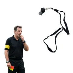 Silbato profesional con collarin FOX 40 – NEGRO