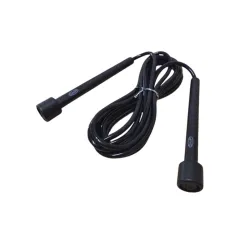 Soga para saltar PVC largo regulable 3m largo total – Negro